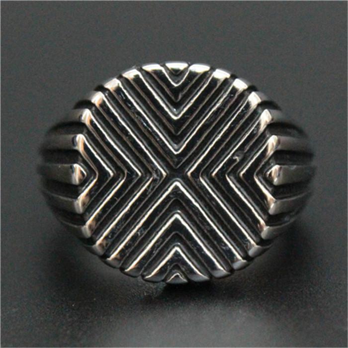 

Support Dropship Lastest Hot Ring 316L Stainless Steel Top Quality Fashion Cool Design Rock Man Ring 8