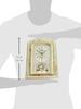 Seiko Clock BY223M, Radio-Controlled Analog Table Clock with Rotating Ornament and Onyx Frame