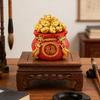 Resin Money Tree Statue Money Tree Figurines Sculptures Fengshui Ornament for Attraction Wealth Good Luck New Years Gift