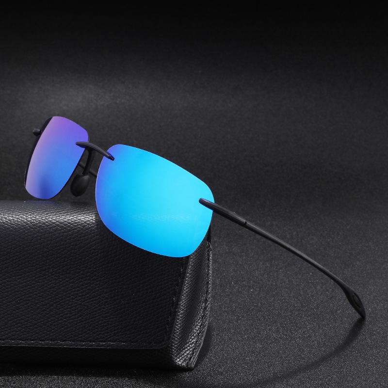 TR90 TAC Polarized Frameless Sports Cycling Sunglasses for Men & Women - Ultralight and Ideal for Outdoor Activities
