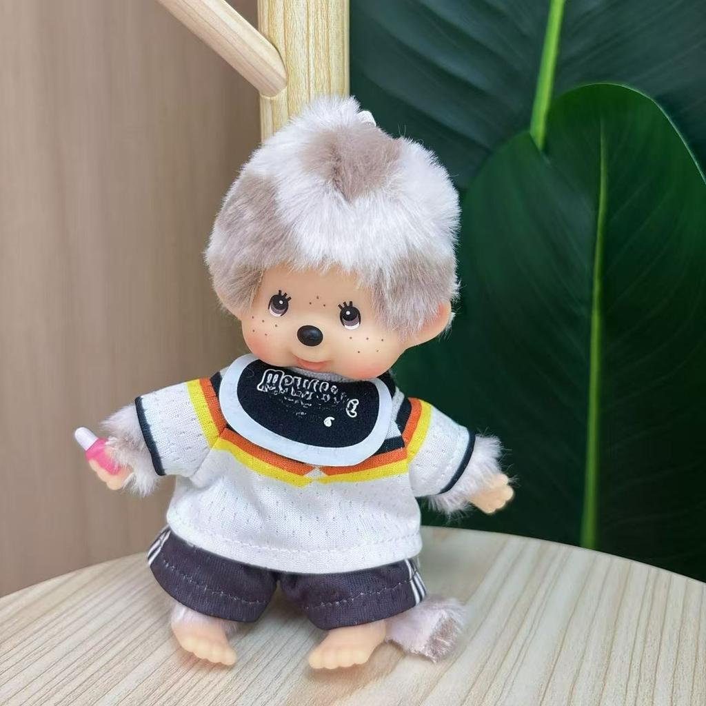 15cm M Q Q Plush Doll Pendant Cute Cute Cute Baby Clothes Couple Doll Key Chain Bag Hanging Cartoon Doll.