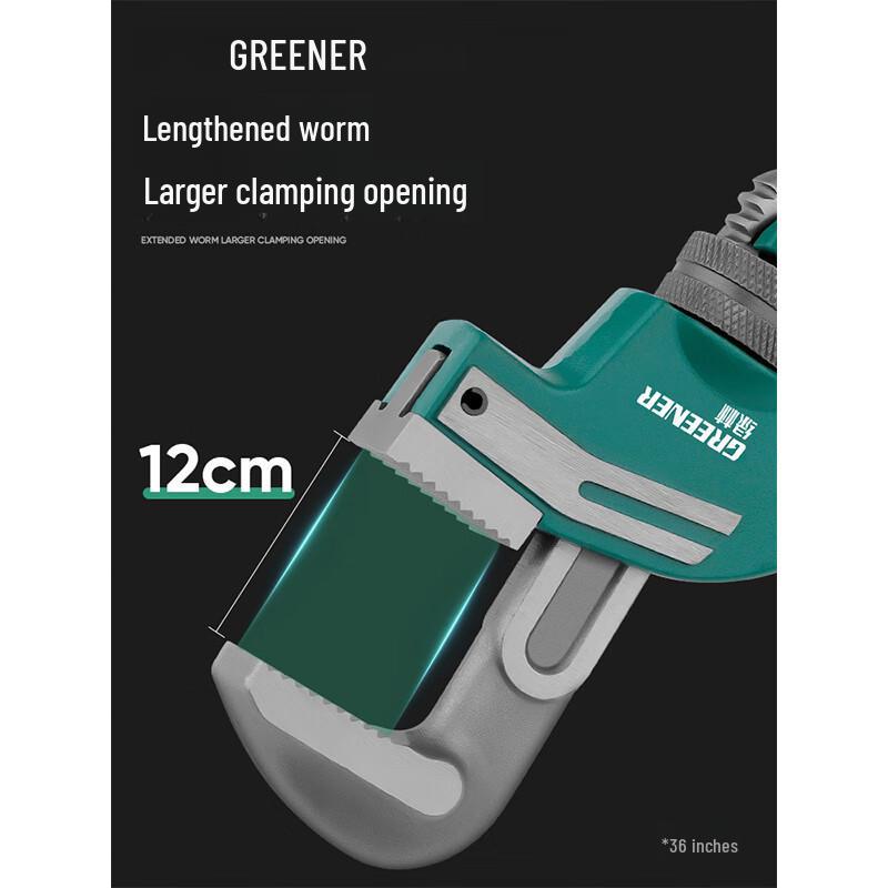 Green Forest Heavy-Duty Multifunctional Offset Head Plumbing Pliers