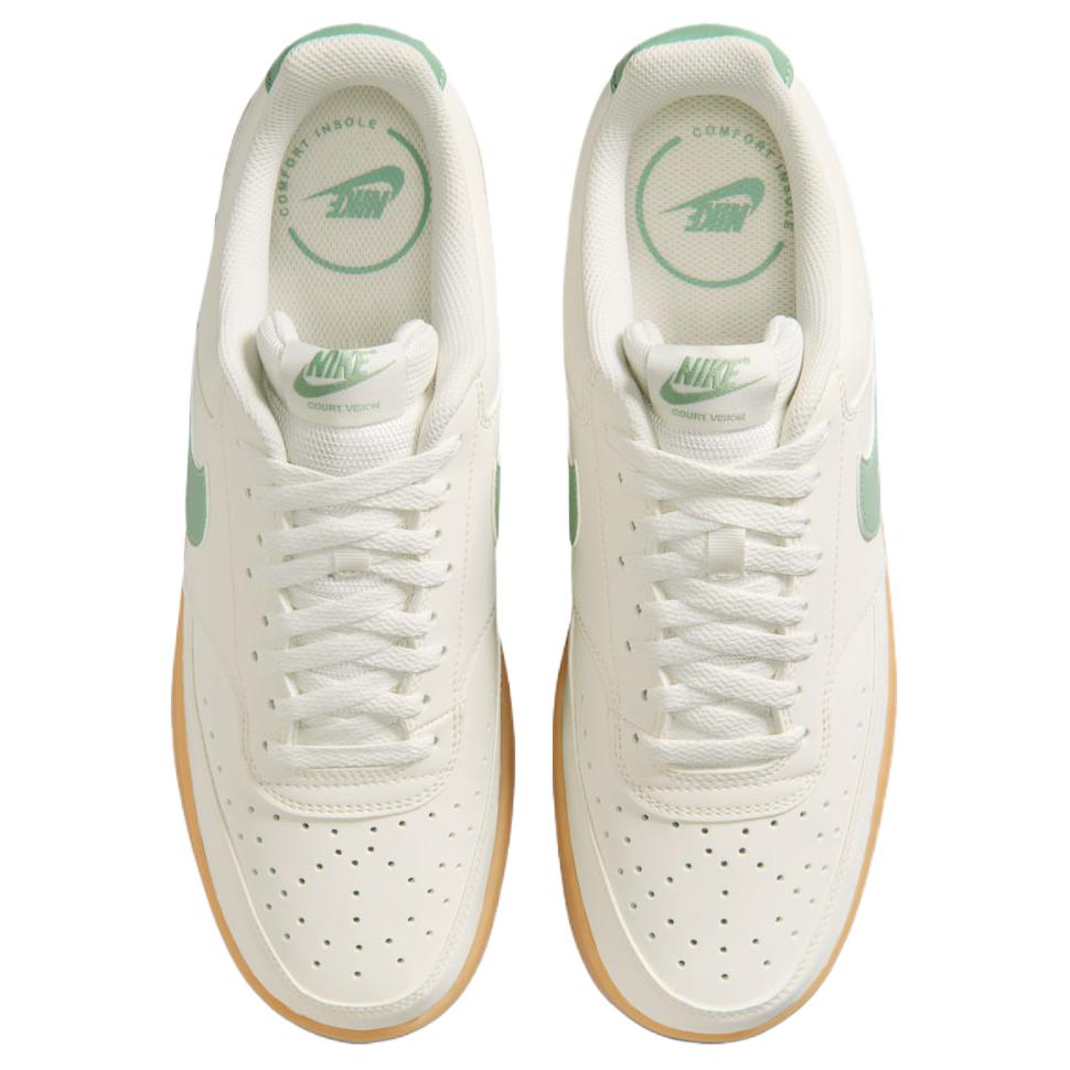 Nike Court Vision Leather Comfortable Breathable Low-Top Sneakers Men sneakers White II7403-100