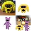 Joyville Plush Toy 30cm Cute Monster Stuffed Animal Purple Cat Design Soft And Cuddly For Adults