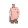 Adidas Originals SS22 Trefoil Ribbed Crew-Neck Short Sleeve T-shirt With Clover Print Men Tops Pink IB3433