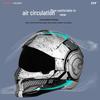 3C Certified Full Face Retro Motorcycle Helmet for All Seasons - Men's and Women's Scorpion Combination Half Helmet