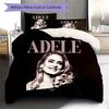 Adele Pattern Bedding,Quilt Set Quilt Cover Pillowcase Home Birthday Gift(1 * duvet cover + 2 * pillowcase, without core)