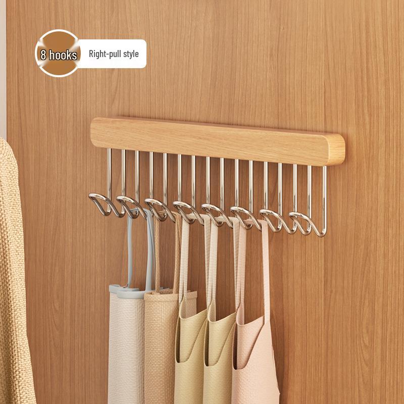 Telescopic Sling Hook Wardrobe Clothes Drying Rack for Underwear and Vest Storage