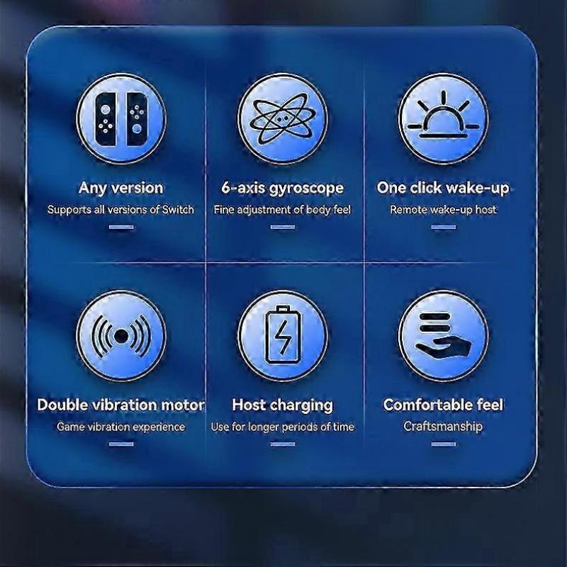 high qualityBt 5.2 Rgb Led S  L/R Joycon Gamepad compatible Nintendo S /Lite/Oled Joycon Gamepads Joystick With Dual Vibration(Pika)_Special Gift