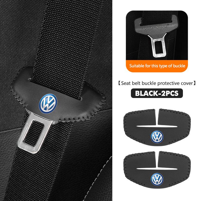 WET1 Car Shoulder Pad Safety Buckle Protective Anti-scratch Cover For Volkswagen VW Scirocco Passat Polo B5 B6 B7 CC Tiguan Sharan