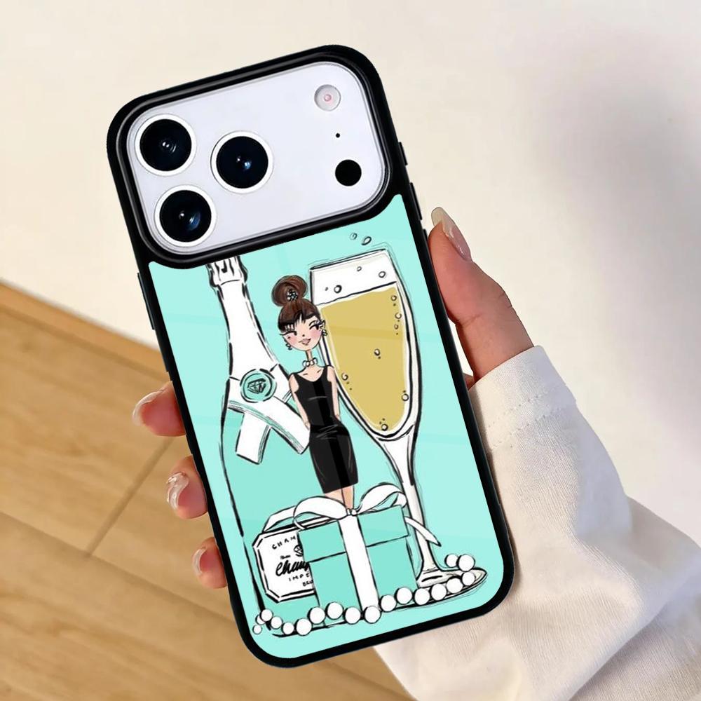 New York Lady Girl Mobile Phone Case for IPhone 17 AIR 16pro Max 15 14 13 12 11 Bumper Cover