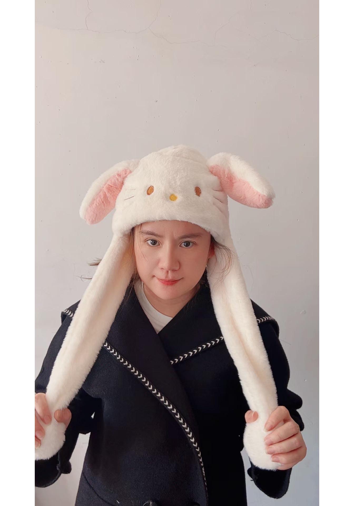 

Cinnamoroll Melody Kuromi Plush Ear Hat for Men & Women