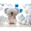 Simulated Breathing Koala Bear Plush Toy 25x15cm Brown Soother Stuffed Animal with Lullabies