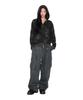AAKAM Oblique Zippered Cargo Pants (Dark Gray)
