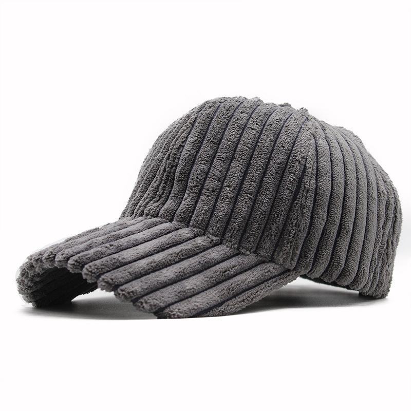 Hats For Men And Women In Winter Trendy Baseball Caps Warm Corduroy Casual Couples Versatile Peaked Caps Spring And Summer