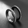 Fidget Anxiety Ring Drive Away Your Anxiety Stainless Steel Ring Spinner Band Rings Cubic Zirconia Rings Women Jewelry Gift