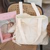 Commute Leisure Cloth Bag Casual Gentle Tote Bag Simple Vintage Shoulder Bag  Travel