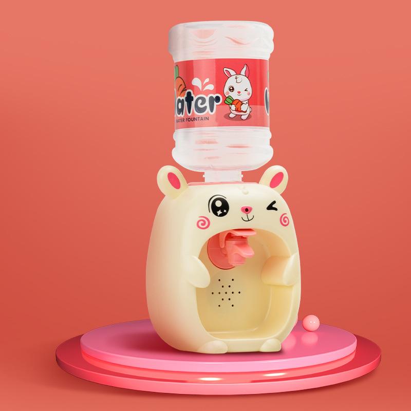 

Детский мини-диспенсер для воды, имитация электрического звукового и светового игрового автомата для приготовления напитков, детские развивающие кухонные игрушки жёлтый/красный