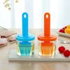 High Temperature Resistant Silicone Oil Bottle Brush with Lid and Base for BBQ, Baking, and Pancakes
