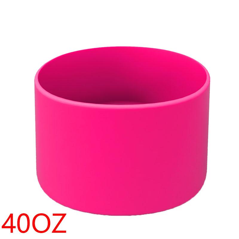 Silicone Water Bottle Boot For Owala 24oz 32oz 40oz Anti-Slip Protective Sleeve Bottom Bumper Protector Twist And Flip Cup Holders 5