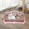 Corrugated Cardboard Cat Scratcher Couch Bed Kitten Sleeping Nest 20x9.5x9.5inch Versatile Wear