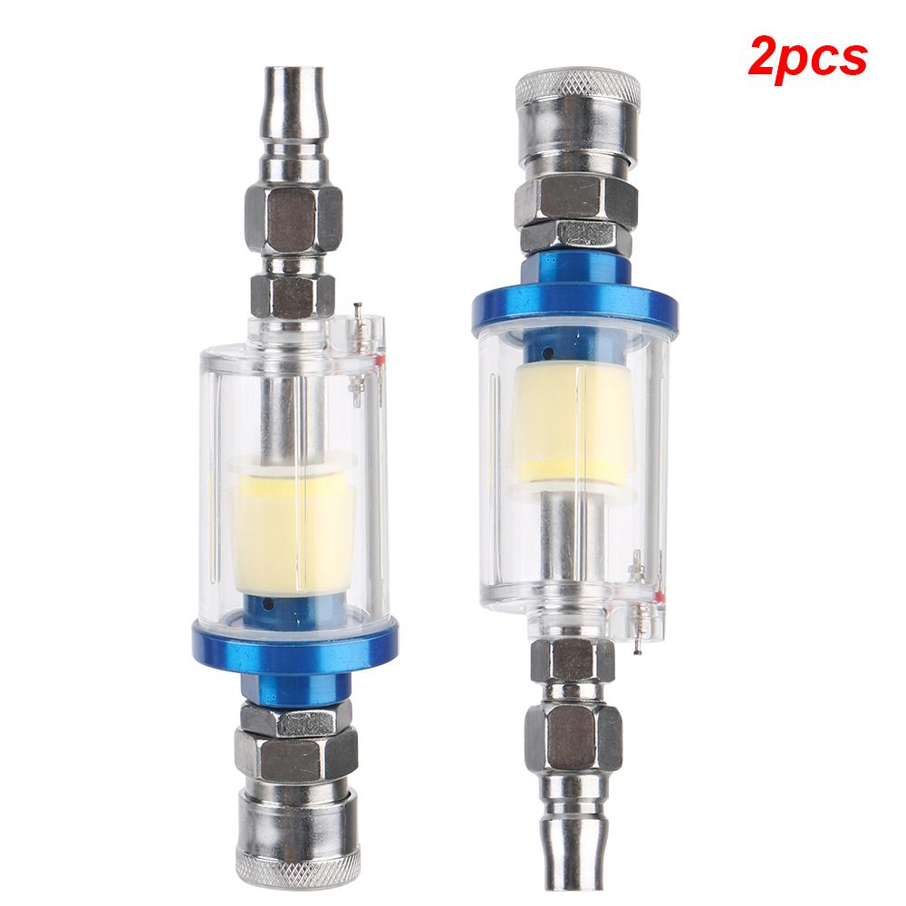 Water Trap Clear Painting Moisture Separator Air Oil Water Separator Filter Kit 1/4 Inch Thread Sprayer Air Compressor Tool