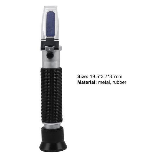 Rifrattometro di salinità 0-100% Misurazione rapida Compensazione automatica della temperatura Strumenti di prova Mini misuratore di salinità portatile Acqua di mare