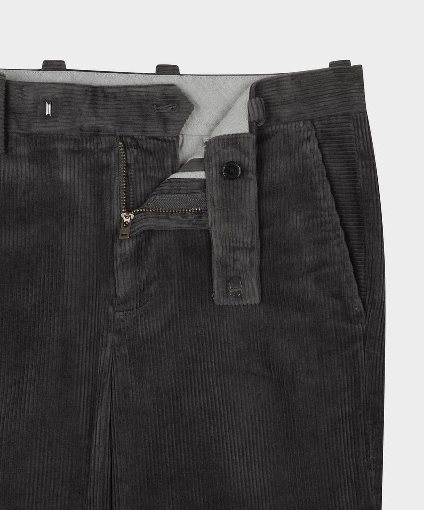 BROOKS BROTHERS Slim Fit 8W Corduroy Pants (Black) (Bbpcmnf402)
