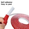 1PC 1/3/5/6m Self-Adhesive Wall Trim Line Waterproof Corner Baseboard Sealing Strip Peel and Stick For Floor, Ceiling, Edges