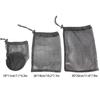 Golf Mesh Bags Small Sports Ball Net Bag Drawstring Pouch Nylon Mesh Bag Convenient Storage Organizer Golf Accessories