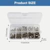 320pcs Premium Stainless Steel Screw and Nut Assortment Kit - Corrosion-Resistant, Snap-in Nuts, M2 To M5 Sizes - Ideal for DIY