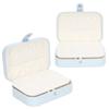 Urlaub Geschenk Große Kapazität Reise Schmucketui Leder Langlebig Reise Schmuckbox Einfach Tragbar Schmuck Organizer Reise