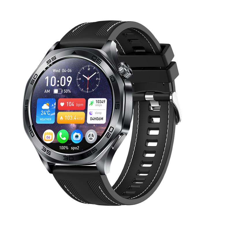 Men Smart Watch AK83 Outdoors Multi-Sports Fitness Tracker Wristwatch Health Monitoring Bluetooth Wireless Calling Smartwatch