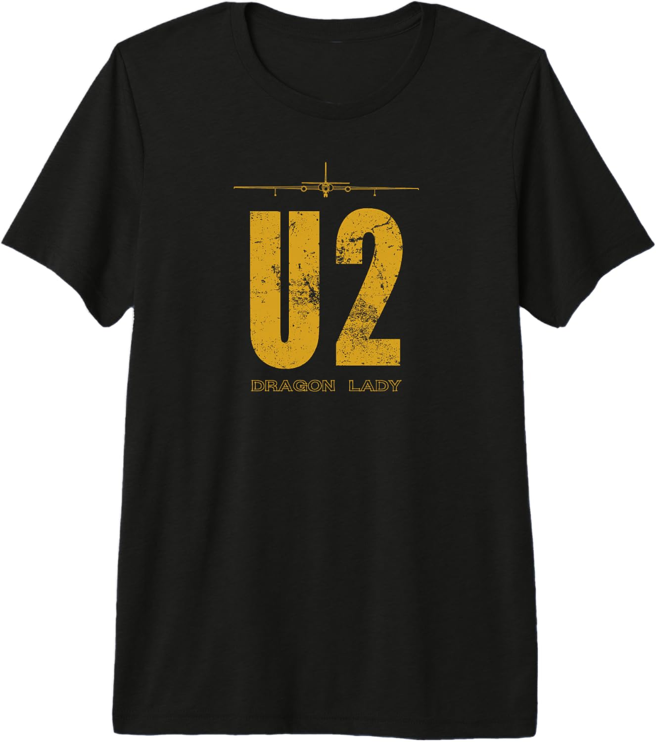 U-2 Dragon Lady Spy Aeroplane Premium Tri-blend T-Shirt S
