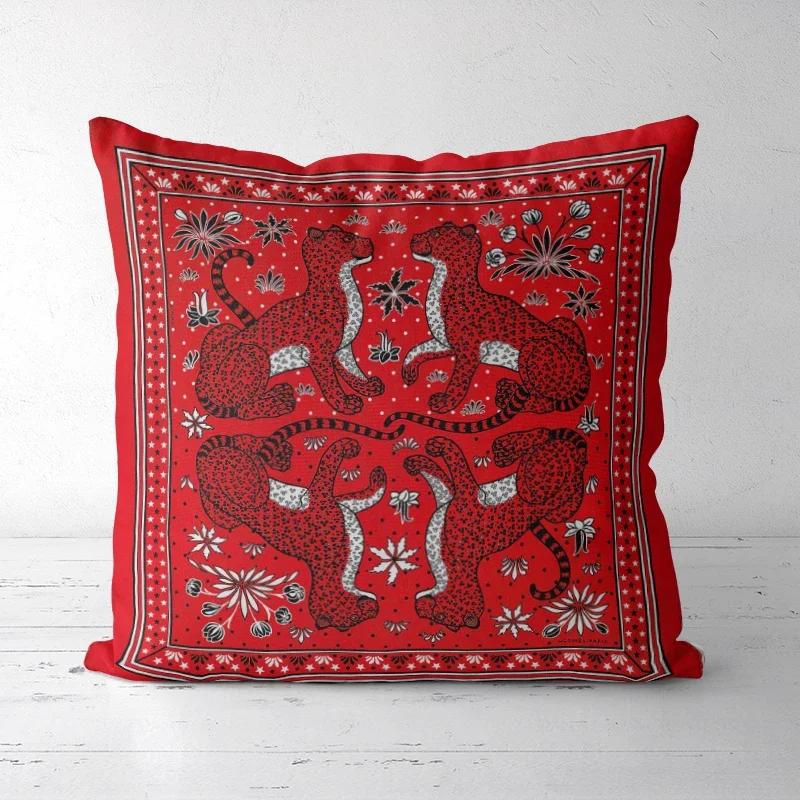 A Drop Shipping Printed Cushion Cover Decorative Pillowcases High-end Royal High Quality Thick Europe Rich Italy Design 1-27#