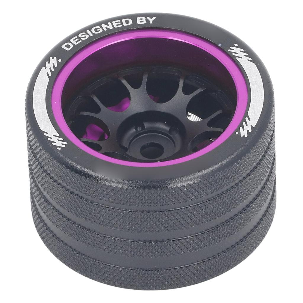 RC Hand Wheel Aluminum Alloy Lightweight Impact Resistance Remote Control Handwheel for FLYSKY Purple