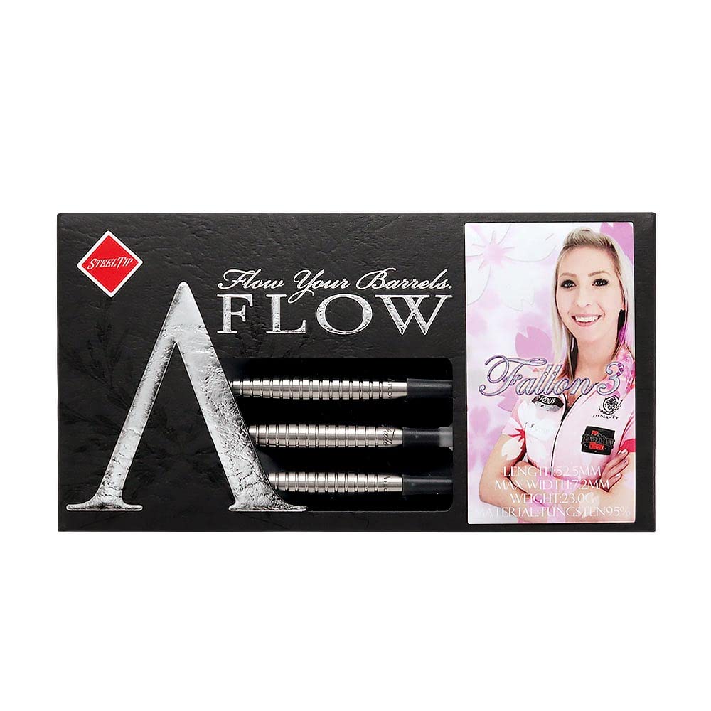 DYNASTY BLACK LINE Fallon3 plain Fallon3 plain STEEL Fallon Sherlock player model darts barrel dart set A-FLOW
