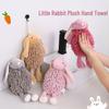 Chenille Cartoon Bunny Hand Towel Puppet - Creative Rabbit Plush Toy