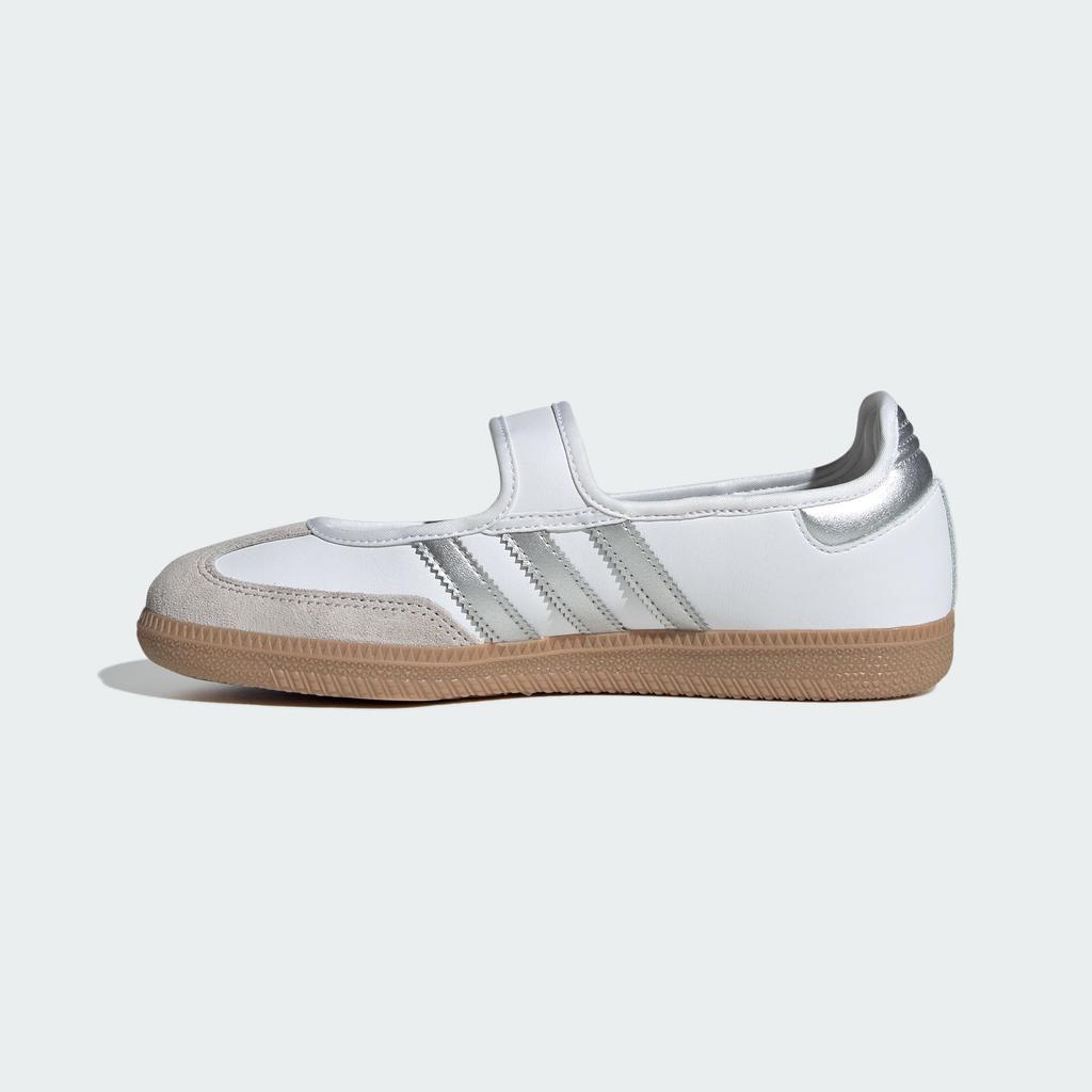 adidas Samba Jane White Silver Metallic (Women's)