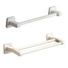 B0KB Self-Adhesive Bathroom Towel Storage Rack Wall Mounted Towel Bar Organizers