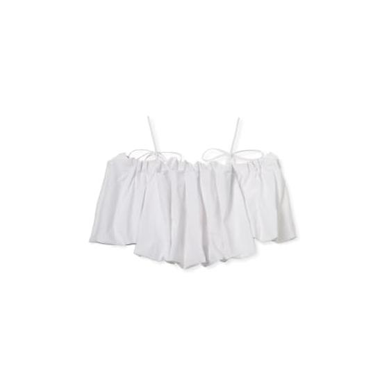 [Sneider] Off Shoulder Tuck Balloon Blouse SWFB261168 Women s