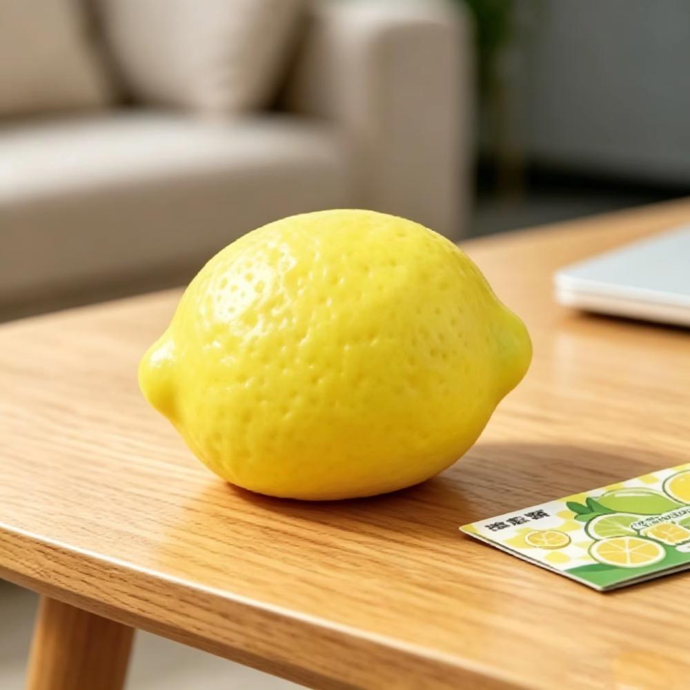 Groene Appels Slushie Squishy Fidget Speelgoed Knapperig Kneedbaar Niet-Stuiterend Sensorisch ADHD Stressverlichter Middelmatige Grijpkracht Langzaam Rijzend citroen