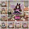 Attractive Eyes Princess Dress Up BJD Dolls Long Hair Princess Makeup Ball Joint Doll  Toddler