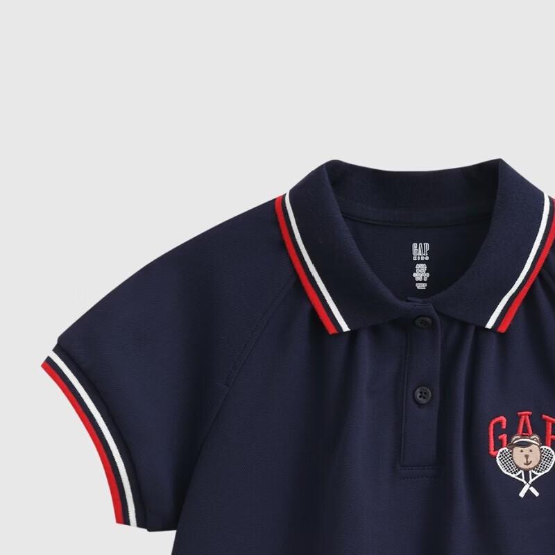 GAP Girls' Moisture-Wicking Bear Polo Set