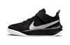 Team Hustle D 10 Slip Resistant Cushioning Abrasion Resistant Low Top Children's Basketball Shoes Black White CW6736-004