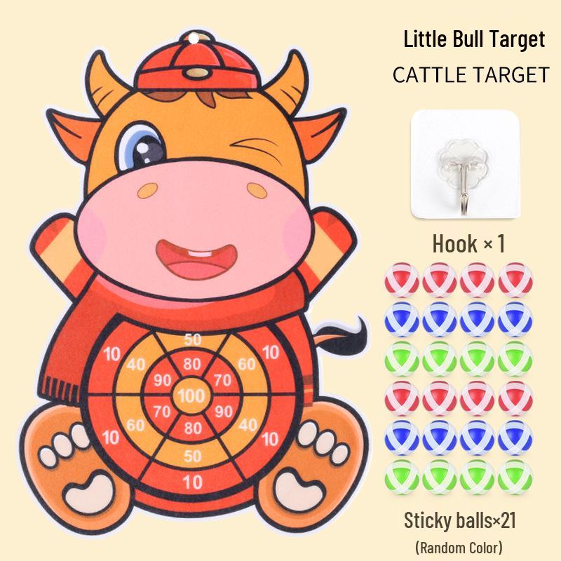 Children's Sticky Target Ball Dartboard: Parent-Child Interactive Educational Toy