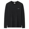 JEEP Men's Silk Blend Long Sleeve Casual T-Shirt