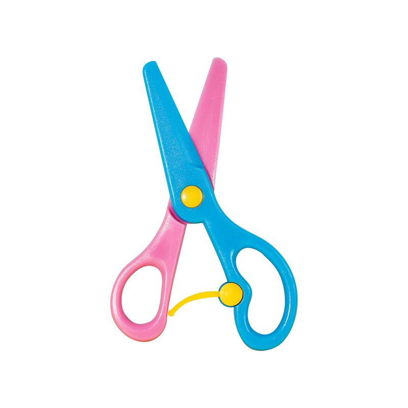 Colorful Safety Scissors for Kids - Anti-Pinch, Crafting & DIY