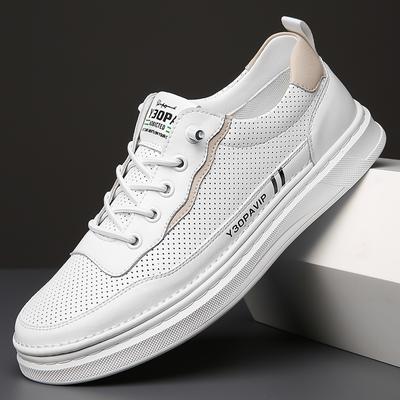 High Quality Men Hollow Out Vulcanized Shoe Fashion Sneakers Shoe Tennis Skateboarding Walking Shoes Comfy All-Match Casual Shoe