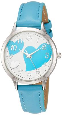[Arias] Analog Amalfidia Waterproof Leather Strap Blue Dial WW19011A-94 Women's Blue